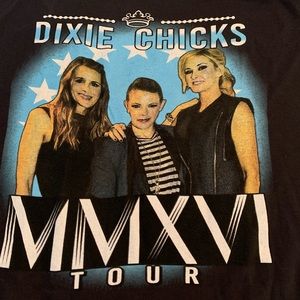 NWOT Dixie Chicks Unisex Concert Shirt 2016 MMXVI